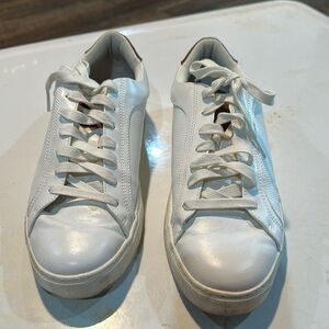 Steve Madden NYC white leather sneakers